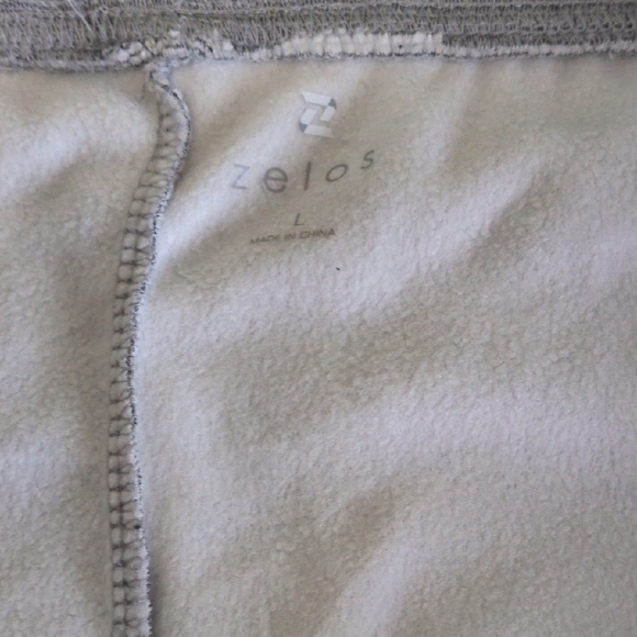 ZELOS Men's Light Gray Joggers  with Three pockets. Size L. Brand New. - Picture 4 of 14